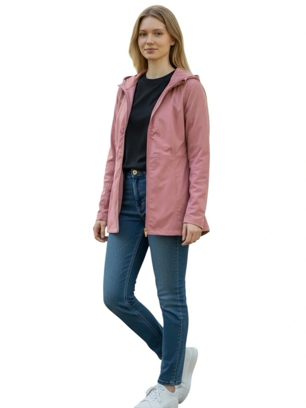 St John’s Bay Hooded Athletic Jacket Lightweight Size XL
